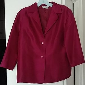 Silk Fuchsia Jacket